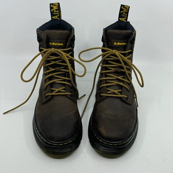 DR MARTENS TARIK Crazy Horse Leather Utility Boots - Picture 5 of 8